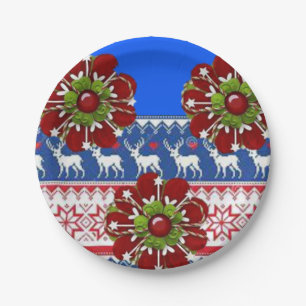 Prato De Papel Placas de papel Natal