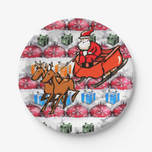 Prato De Papel Placas de papel Natal