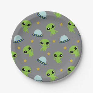 Prato De Papel Placas de papel para aliens