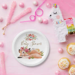 Prato De Papel Placas de papel para chá de fraldas de cor aquosa