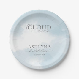 Prato De Papel Placas de papel para Chá de panela Cloud Nine