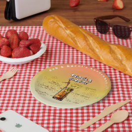 Prato De Papel Placas de papel para coquetel Sundowner Tequila