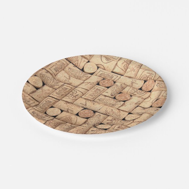 Prato De Papel Placas de papel para cortiça de vinho (Inclinado)