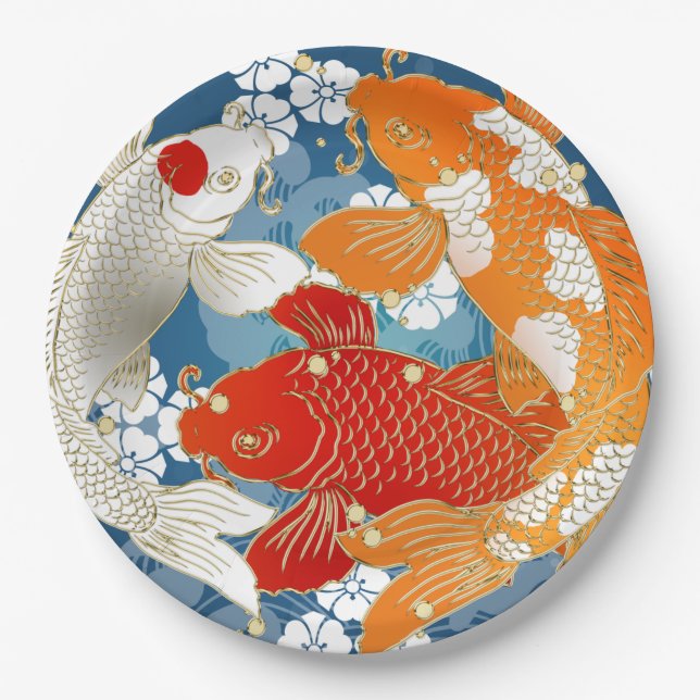 Prato De Papel Placas de papel para design japonês (Frente)