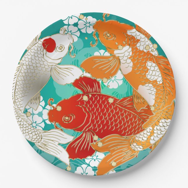 Prato De Papel Placas de papel para design japonês (Frente)