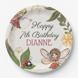 Prato De Papel Placas de papel para fadas mágicas