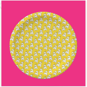 Prato De Papel Placas de papel para Festa de aniversário do motor