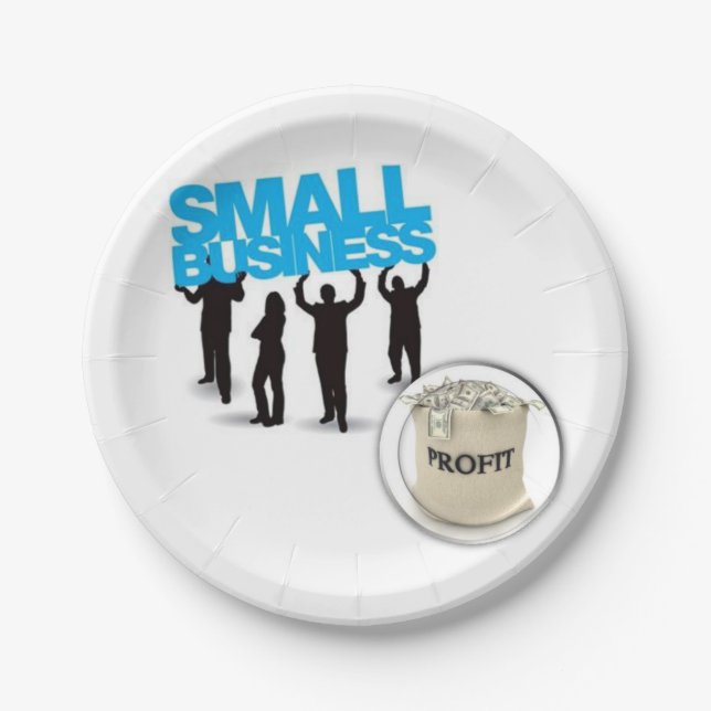 Prato De Papel Placas de papel para negócios (Frente)