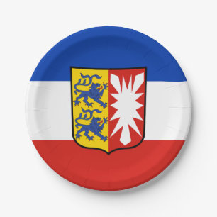 Prato De Papel Placas de papel para o Sinalizador Schleswig-Holst