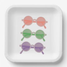 Placas de papel para óculos de sol retrorreflector