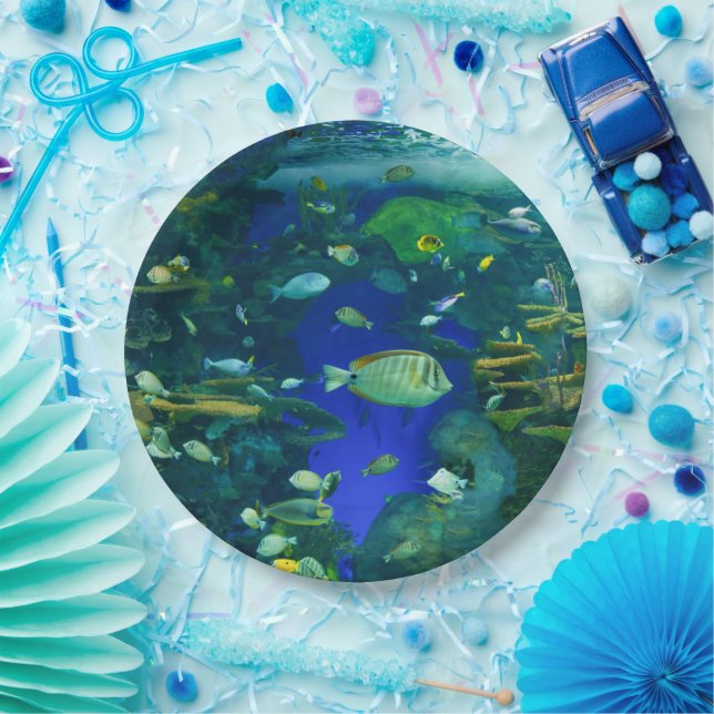 Prato De Papel Placas de papel para peixe tropical (Festa)