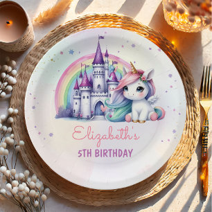 Prato De Papel Placas de papel para primeiro aniversario de marga