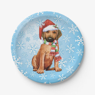 Prato De Papel Placas de papel para Ridgeback da Rodésia de Natal
