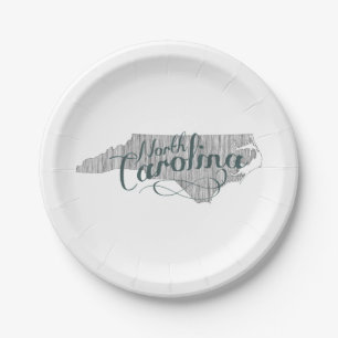 Prato De Papel Placas De Papel Para Tipografia Da Carolina Do Nor