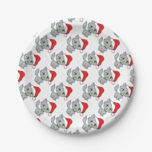 Prato De Papel Placas de papel personalizadas com o Kitten