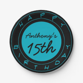 Prato De Papel Placas de papel personalizadas da Festa de anivers