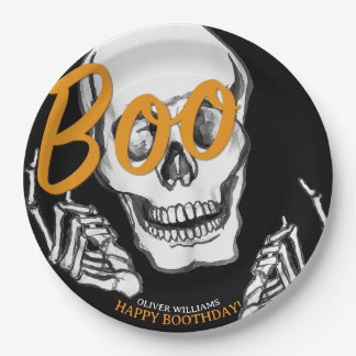 Prato De Papel Placas de papel personalizadas para o Halloween