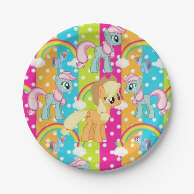 Prato De Papel Placas de papel Pony (Frente)