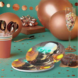 Prato De Papel Placas de papel robô 2