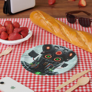 Prato De Papel Placas de papel robô 5