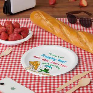 Prato De Papel Placas de papel, Sapo, Lâminas de papel para mushr