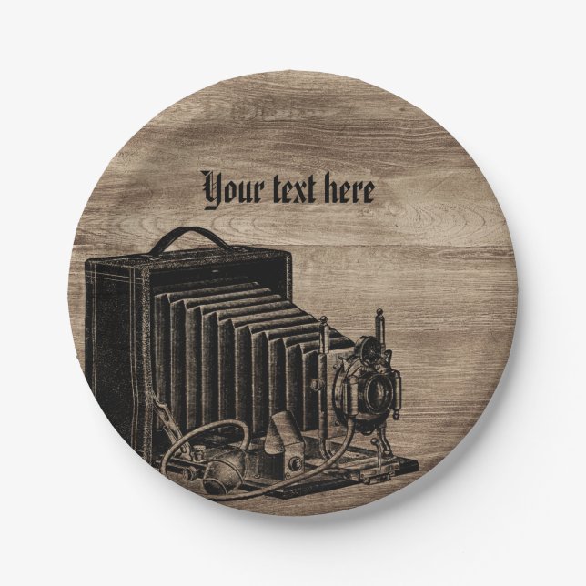 Prato De Papel Placas de papel Silhouket para câmara de vídeo (Frente)