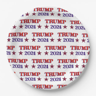 PRATO DE PAPEL PLACAS DE PAPEL TRUMP 2024
