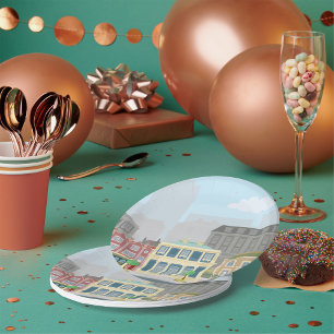 Prato De Papel Placas de papel urbano