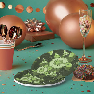 Prato De Papel Placas de papel verde