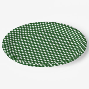 PRATO DE PAPEL PLACAS DE PAPEL VERDE CHEX-16-NATAL