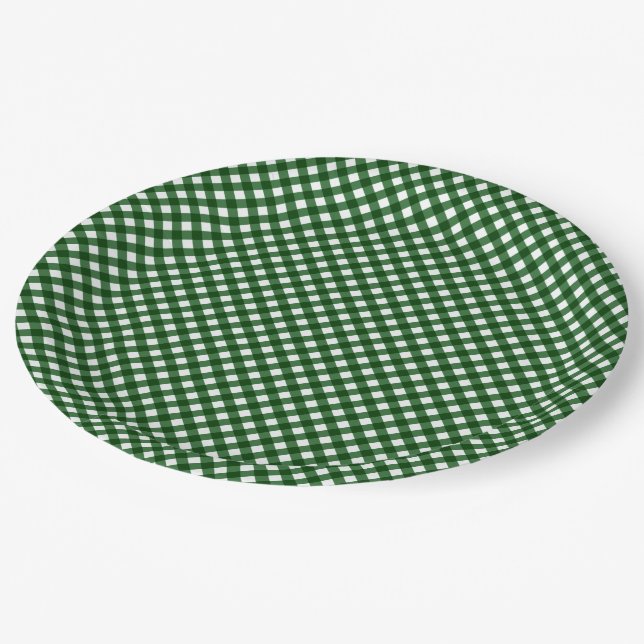PRATO DE PAPEL PLACAS DE PAPEL VERDE CHEX-16-NATAL (Inclinado)