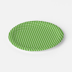 PRATO DE PAPEL PLACAS DE PAPEL VERDE CHEX 2