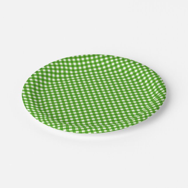 PRATO DE PAPEL PLACAS DE PAPEL VERDE CHEX 2 (Inclinado)