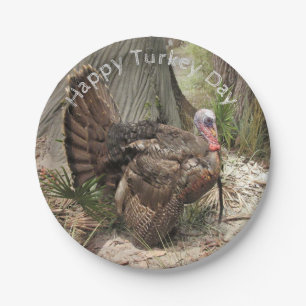 Prato De Papel Placas de papel Wild Turkey