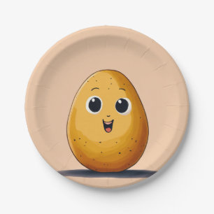 Prato De Papel "Placas De Partido Spud-Ttacular"