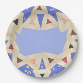 Prato De Papel Placas de Purim