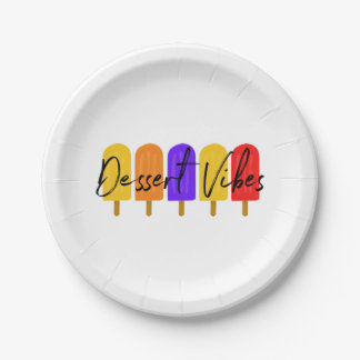 Prato De Papel Placas de Sobremesa e Bolinhos de Sobremesa, desca