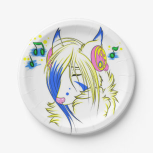 Prato De Papel Placas de som de música