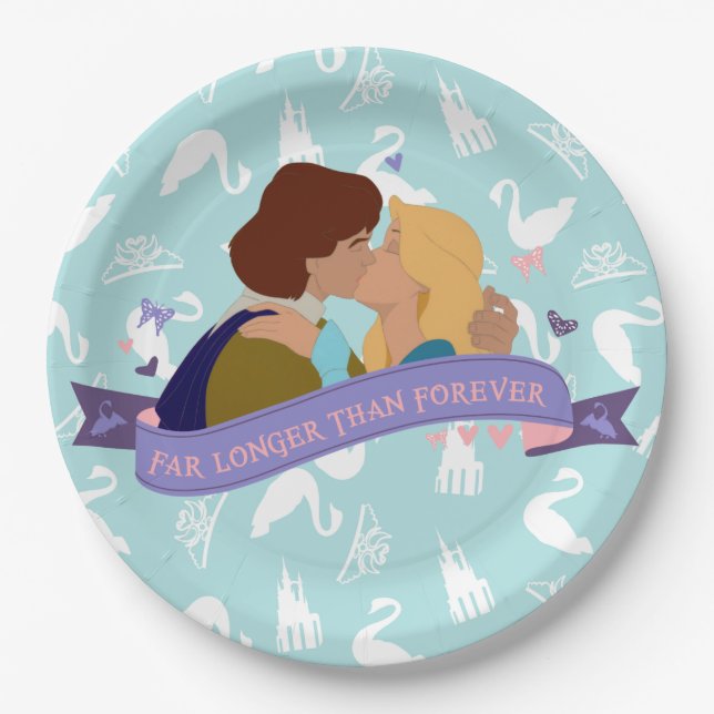 Prato De Papel Placas do partido da ODETTE & do Derek (9 (Frente)