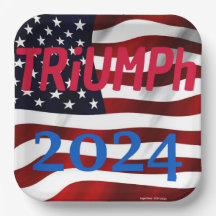 Placas do Partido TRUMP - "TRiUMPh 2024"