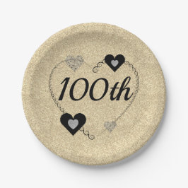 Prato De Papel Placas especiais bonito 100º