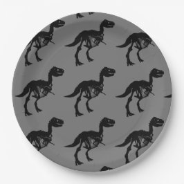 Prato De Papel Placas especiais especiais para esqueleto de dinos