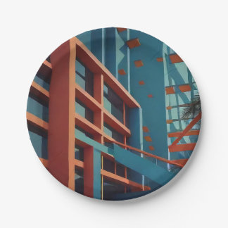 Prato De Papel Placas Geométricas Modernas