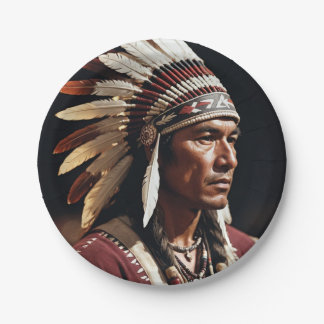 Prato De Papel Placas indianas