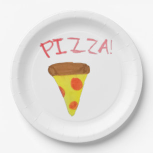 Prato De Papel Placas loucas da pizza