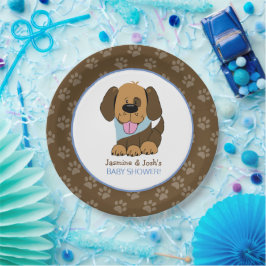 Prato De Papel Placas Personalizadas de Chá de fraldas de Cachorr