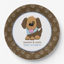 Placas Personalizadas de Chá de fraldas de Cachorr