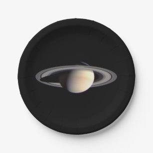 Prato De Papel Planeta Saturno