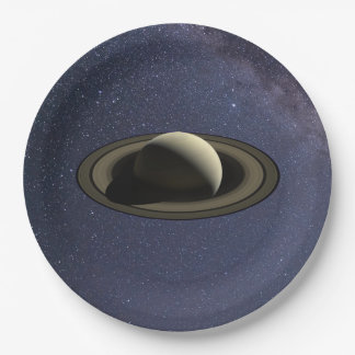 Prato De Papel Planeta Saturno