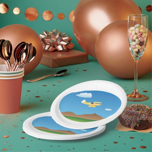 Prato De Papel Plano Amarelo pequeno (Criador carregado)